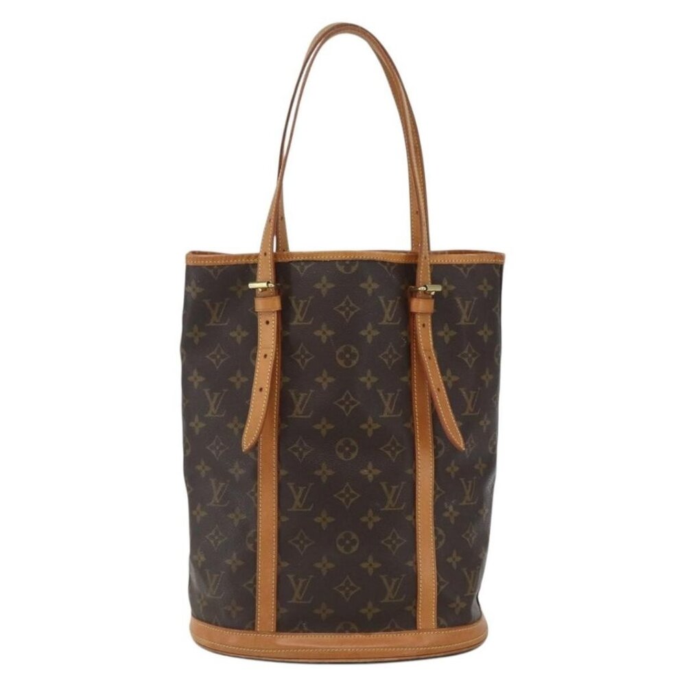 Authentic LOUIS VUITTON Monogram Bucket GM Shoulder Bag M42236 LV - Picture 5 of 16
